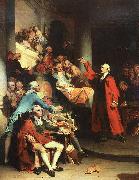 Peter F Rothermel Patrick Henry in the House of Burgesses of Virginia, Delivering his Celebrated Speech Against the St oil painting